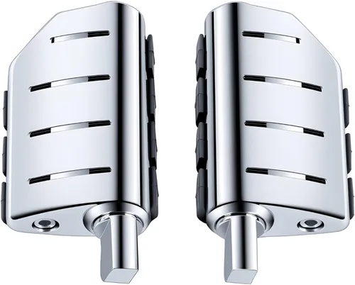 Miniatura 3 de Estriberas cromadas para motocicleta, estriberas de carretera, reposapiés de aluminio, plataformas para pies de motocicleta para Harley Davidson