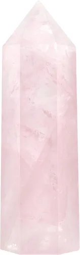 Miniatura 10 de Luckeeper Varitas de cristal curativo Obsidiana negra de 2 pulgadas 6 terapias de meditación de chakras de Reiki facetadas