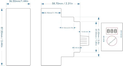 Miniatura 2 de Generador de señal 4-20mA con simulador de bucle de corriente de pantalla digital para calibración PLC y pruebas de dispositivos