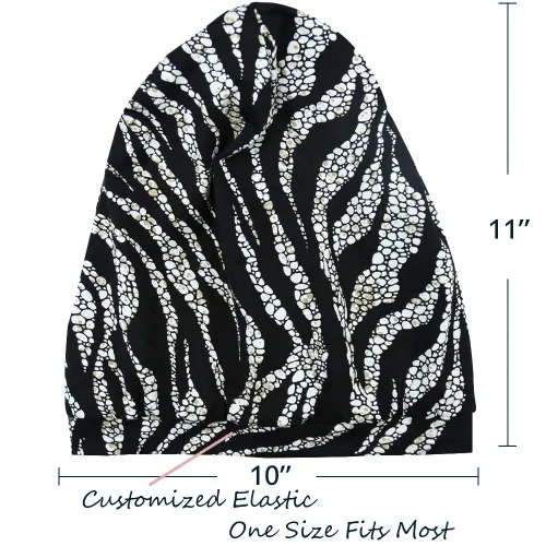 Miniatura 51 de Alnorm - Gorro con forro de satén y suave banda elástica para hombres y mujeres, talla única Se ajusta a la mayoría