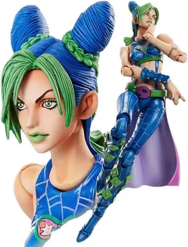 Miniatura 6 de QAHEART Figuras de Cujoh Jolyne Stone Free Estatuas de Figuras de Anime Figurillas de Acción Ultra Movibles Adornos para Fanáticos Navidad Cujoh
