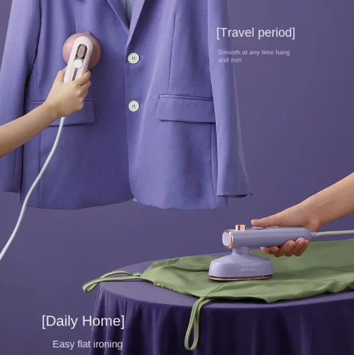 Miniatura 4 de Mini plancha de vapor profesional portátil de mano vaporizador de ropa seco húmedo doble ropa máquina de planchar de tela para el hogar y viajes