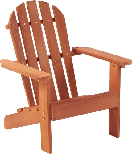 Miniatura 5 de Silla Adirondack en miniatura de madera maciza Hemlock, tumbona compacta para patio al aire libre, resistente a la intemperie, asiento de hoguera