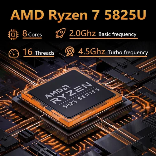 Miniatura 4 de HP Laptop para 2025-2026 Hogar Estudiante Negocio, MS Office de por vida, computadora AI, FHD de 15.6 pulgadas, AMD Ryzen 7, 16 GB de RAM