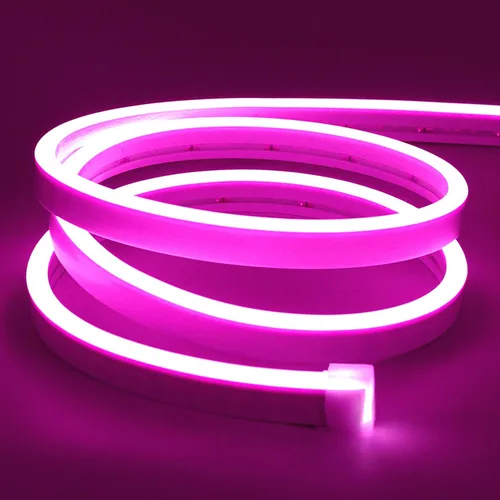 Miniatura 24 de Lamomo Tira de luces LED de neón de 32.8 pies, tira de luces LED de color blanco neutro de 1.96 pulgadas/corte, 4500 K, impermeable, flexible