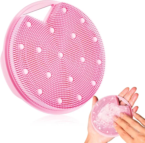 Miniatura 11 de Depurador corporal de silicona resistente para drenaje linfático, cepillo linfático para ducha, infusión de zinc, con cerdas rígidas y suaves