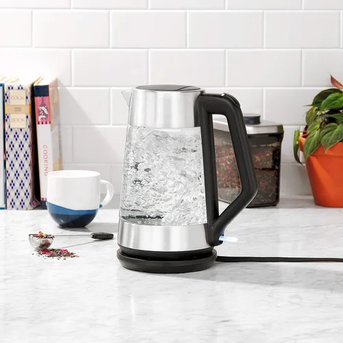 Miniatura 13 de OXO Hervidor eléctrico de vidrio, inalámbrico, de acero inoxidable