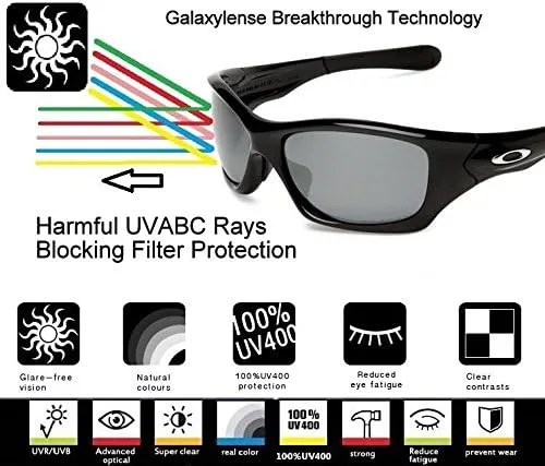 Miniatura 5 de Lentes de repuesto Galaxy para Oakley Frogskins de varios colores polarizados
