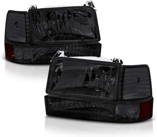 Miniatura 9 de AKKON - Compatible con Ford Bronco 92-96 F150 F250 350 1994 1995 1996 Ford Bronco 92-96 F150 F250 350 con barra LED de faro delantero negro carcasa