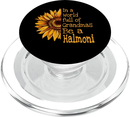 Miniatura 7 de In A World Of Grandmas Be a Halmoni Korea Korean Grandma PopSockets Standard PopGrip