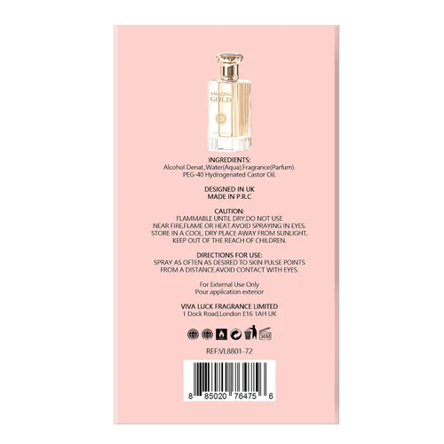 Miniatura 6 de Hybrid & Company Mujer Amazing Glod Pour Femme Eau De Parfum Vaporisateur Natural Spray 3.4 Fl Oz