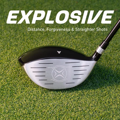 Miniatura 3 de Precise M3 - Juego de golf de 14 piezas para hombre – Driver de 460cc, Madera, Híbrido, Hierros 6-PW, Putter, Bolsa con Soporte, 3 Fundas