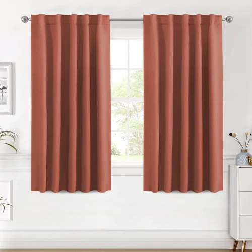Miniatura 65 de H.VERSAILTEX Cortinas opacas con aislamiento térmico, paneles de tratamiento de ventana, cortinas opacas para oscurecer la habitación, cortinas Gris