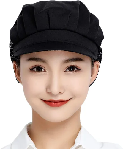 Miniatura 2 de 1pc4pcs Chef Hats-Kitchen Baker Cooking Hair Nets Food Service Caps para adultos