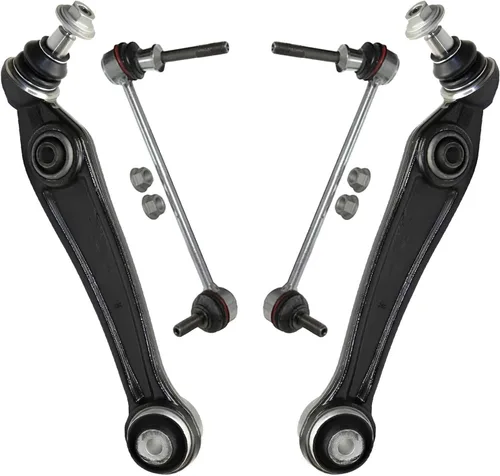 Miniatura 148 de Detroit Axle - Brazos de control superiores traseros para Chrysler 300 Dodge Challenger Charger Magnum, reemplazo del conjunto de brazos de control