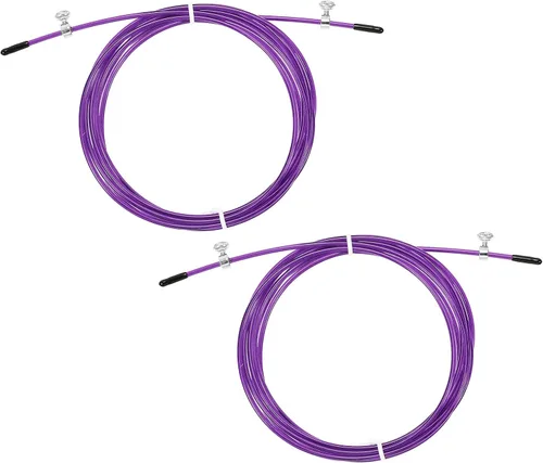 Miniatura 11 de PATIKIL Cable de repuesto de cuerda de salto de velocidad, alambre de acero de cuerda de salto profesional Reemplazar para cuerdas de salto de alta