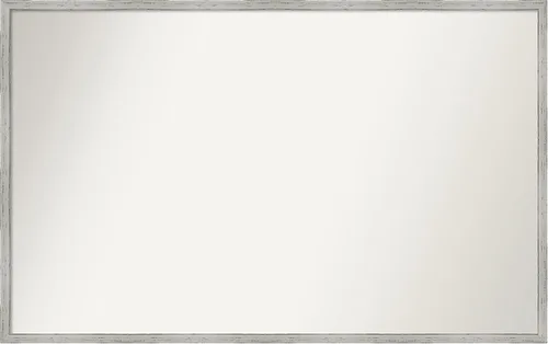 Miniatura 740 de Amanti Art Espejo de baño blanco para sobre el fregadero, 32 x 45 pulgadas, espejo de tocador rectangular blanco esbelto, marco de madera moderno