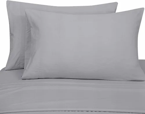 Miniatura 257 de ROYALE LINENS Juego de sábanas Cal King de 4 piezas, ropa de cama de microfibra suave cepillada de 1800 hilos, 1 sábana bajera, 1 sábana encimera, 2