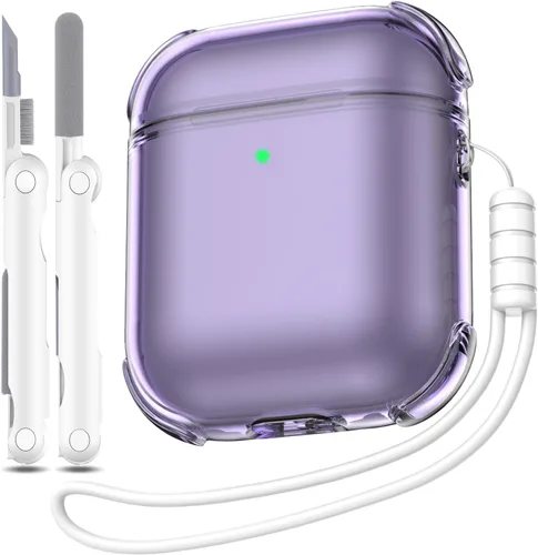 Miniatura 17 de Funda para Estuche de Airpods Pro de 2ª/1ª Generación, Compatible con Estuche de Airpods Pro de 2ª Gen Puerto de Carga USB C, Funda Suave