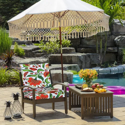 Miniatura 3 de EHouseHome Fundas de cojín para silla de patio, lavables, resistentes a los rayos UV, fundas de repuesto, impermeables, para muebles de exterior