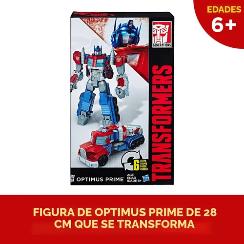 Miniatura 5 de Transformers heróicos juguetes Optimus Prime figura de acción- Figura de acción atemporal de gran escala, cambia en el camión de juguete - Juguetes