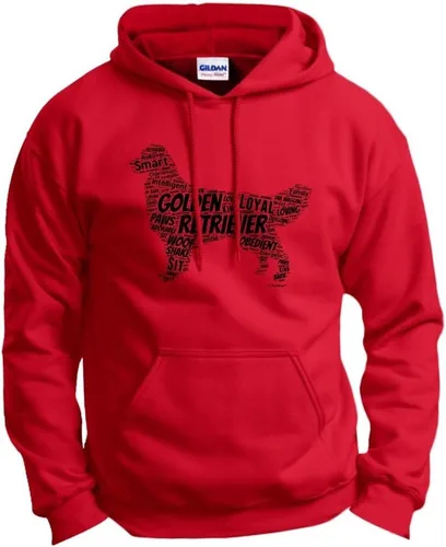 Miniatura 6 de ThisWear Golden Retriever Word Art - Sudadera con capucha para perro y cachorro