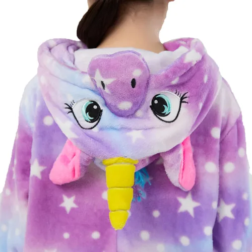 Miniatura 42 de Mameluco de unicornio para pijamas de animales, cosplay, disfraz unisex de Halloween