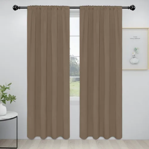 Miniatura 26 de Easy-Going - Cortinas opacas con bolsillo para varilla para el dormitorio, cortinas para ventanas que oscurecen la habitación o la sala de estar