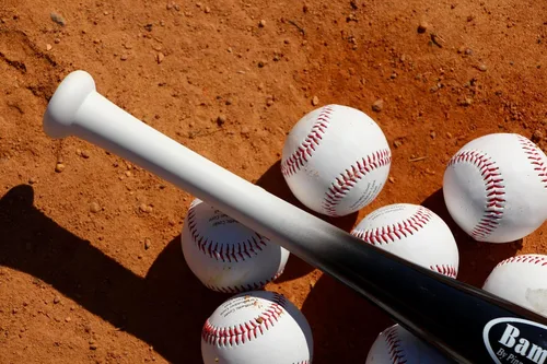 Miniatura 5 de BamBooBat de PINNACLE SPORTS EQUIPMENT INC. - Bate de béisbol y sóftbol de madera de una mano para adultos - 45,7 cm o 53,3 cm Mango blanco/barril