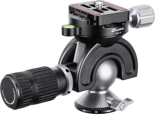 Miniatura 6 de Leofoto Cabezal de bola MH-35 de 1.378 in, con control de manillar, compatible con arca, ideal para tiro al blanco