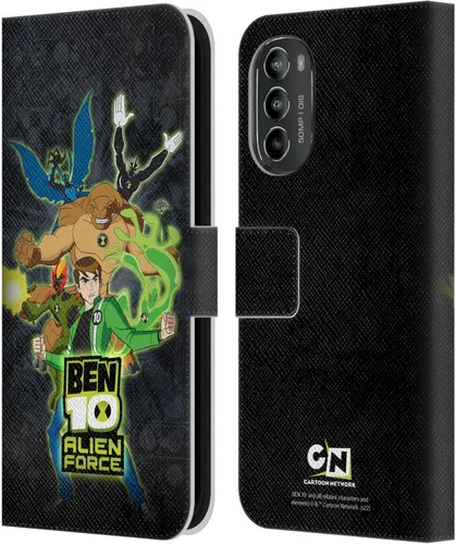 Miniatura 8 de Head Case Designs Officially Licensed Ben 10: Alien Force Ben's Jacket Graphics Leather Book Wallet Case Cover Compatible with Motorola Moto G82 5G