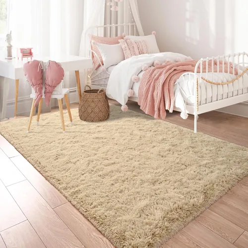 Miniatura 7 de Keeko Alfombras Esponjosas para Sala de Estar y Dormitorio, Alfombra Suave de Felpa para Junto a la Cama, Alfombra Grande Moderna para Interiores