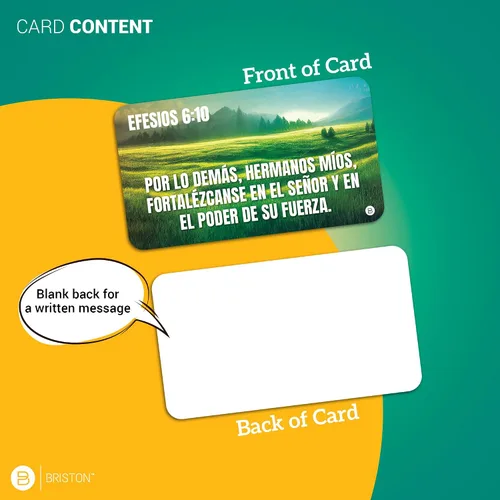 Miniatura 4 de Briston Kudos - Tarjetas con versículo bíblico en español, 70 tarjetas inspiradoras de agradecimiento cristianas en español, versículos