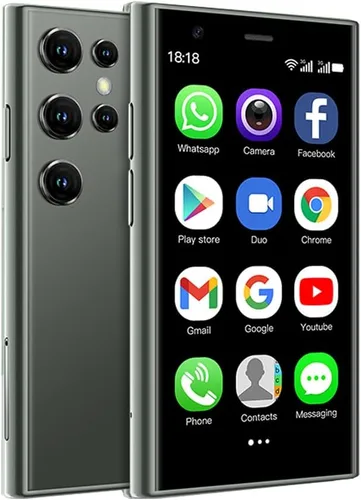 Miniatura 5 de Longben Mini Smartphone Desbloqueado Teléfono Celular 3.0 Pulgadas Android 3G Pequeño Móvil Quad Core Pequeño Teléfono Móvil Dual SIM 2+16GB (Negro)