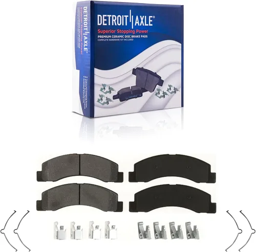 Miniatura 6 de Detroit Axle - Kit de freno delantero para Ford 2000-2005 Excursion 1999-2004 F-250 F-350 Super Duty Pinza de freno de disco con soporte Pastillas