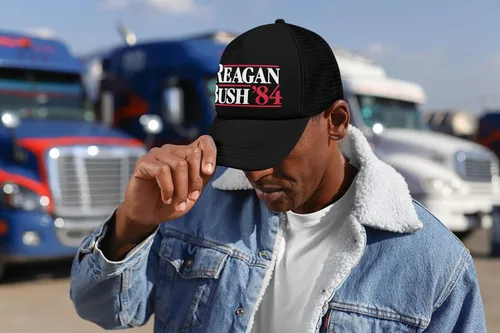 Miniatura 4 de Heritage Pride Gancho de pesca al aire libre para hombre, bordado de malla en la espalda, gorra de béisbol