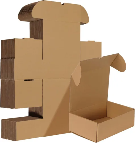 Miniatura 35 de HORLIMER Paquete de 40 cajas de envío de 5 x 5 x 5, caja de cartón corrugado blanco para correo, embalaje, pequeñas empresas