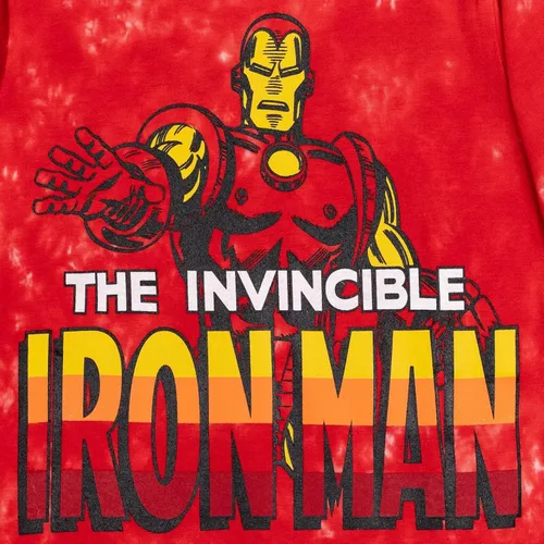Miniatura 3 de Marvel Avengers Spider-Man Captain America Iron Man Hulk Black Panther Miles Morales - Camiseta de hombre pequeño a niño grande