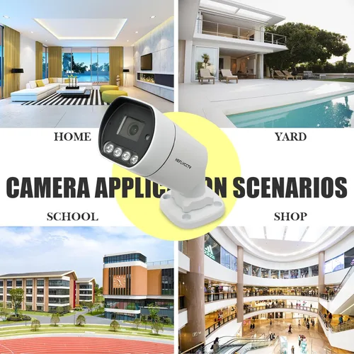 Miniatura 6 de Cámara de seguridad bala 1080 p 2MP 4 en 1 TVI/CVI/AHD/CVBS CCTV analógico cámaras de vigilancia con cable Lente de 0.110 in IP67 impermeable IR