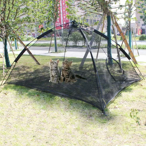 Miniatura 7 de Carcasas de campaña portátiles para mascotas y gatos para patio exterior