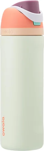 Miniatura 51 de Owala FreeSip - Botella de agua aislada de acero inoxidable con popote, botella de agua deportiva sin BPA, ideal para viajes, 32 onzas, verde putting