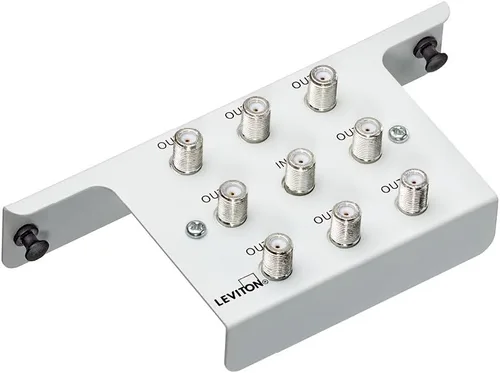Miniatura 3 de Leviton Módulo CATV premium, blanco, Dorado, 47693-8P