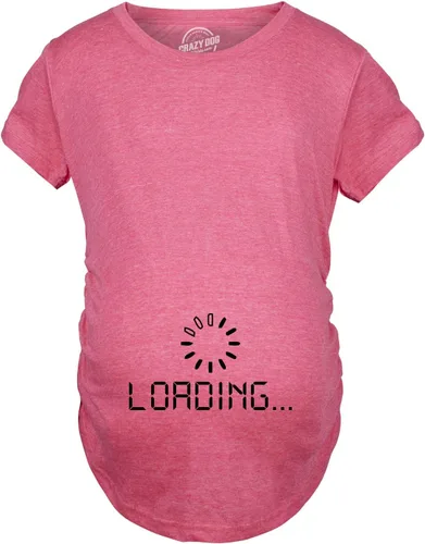 Miniatura 2 de Maternity Baby Loading Shirt Humor Funny Pregnancy Shirt Cute Internet Tee