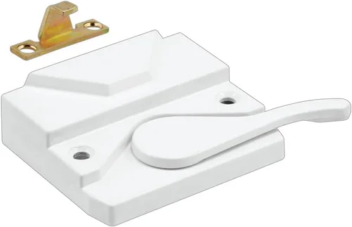 Miniatura 4 de Prime-Line H 3573 Cerradura abatible de bronce fundido a presión, para diestros de vinilo o madera (paquete individual)