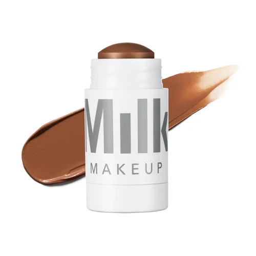 Miniatura 12 de Milk Makeup Bronceador mate, aturdido (bronce claro) – 0.19 oz – Color mezclable – Acabado mate – Más de 1,000 golpes por barra – Vegano, libre