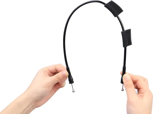 Miniatura 5 de Cable de pestillo de puerta trasera lado derecho Compatible con Ford E150 E250 E350 E450 E550 Econoline Van 1992-2014 Cable de liberación
