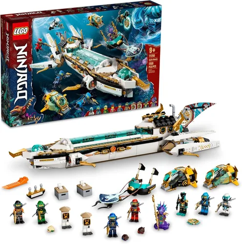 Miniatura 7 de LEGO NINJAGO - Juego de construcción Hydro Bounty, 71756 juguete submarino con minifiguras Kai y NYA, juguetes ninja, regalos, regalos para niños