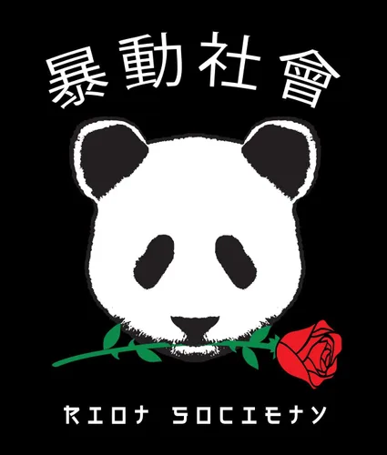 Miniatura 5 de Riot Society - Playera estampada de manga larga con bordado a la moda para hombre