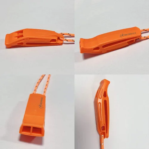 Miniatura 6 de HEIMDALL Silbato de Emergencia con Cordón para Seguridad en Navegación, Campamento, Montañismo, Caza, Señalización de Rescate de Supervivencia