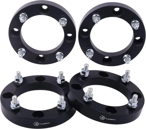Espaciadores de rueda forjados negros 4x137 para todoterreno de 1 pulgada con pernos 10x1.25. Compatibles con Kawasaki Can-Am Bombardier Suzuki de 4